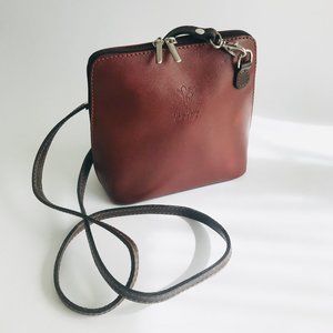 Genuine Italian Leather Crossbody Bag